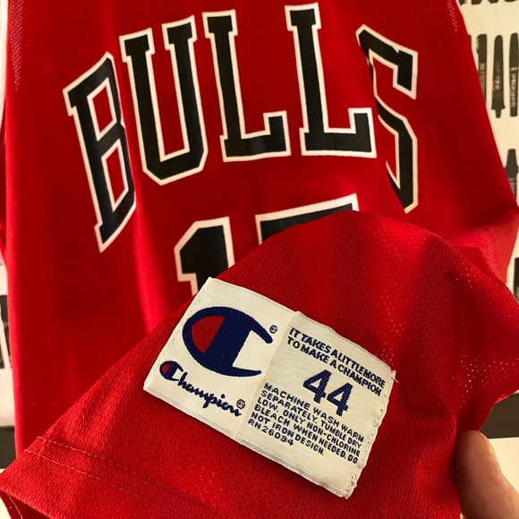 Champion - Chicago Bulls Ron Artest vintage jersey (199) 44 RARE - Picture 3 of 10